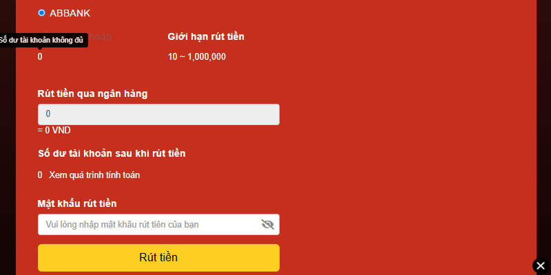 Lý giải các thắc mắc khi rút tiền ABC8